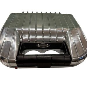 VillaWare Model 2060 Uno Pizzelle Baker Electric Cookie Maker Iron 1000W